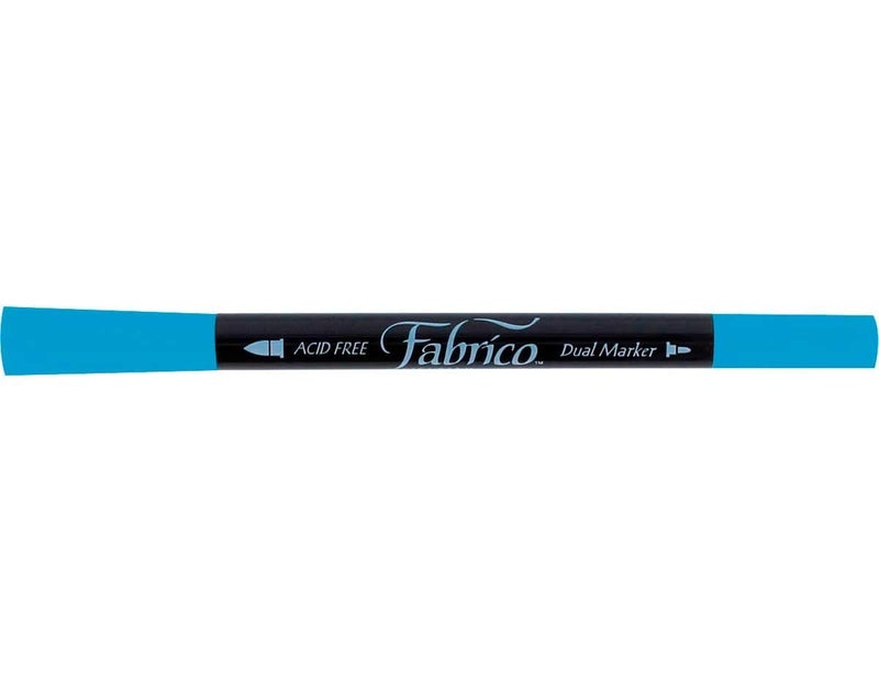Tsukineko Dual-Ended Fabrico Marker Color-Fast, Cerulean Blue (PF000119) - Image 3